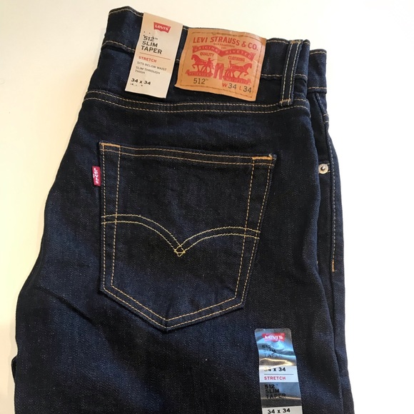 levi's 512 slim taper stretch